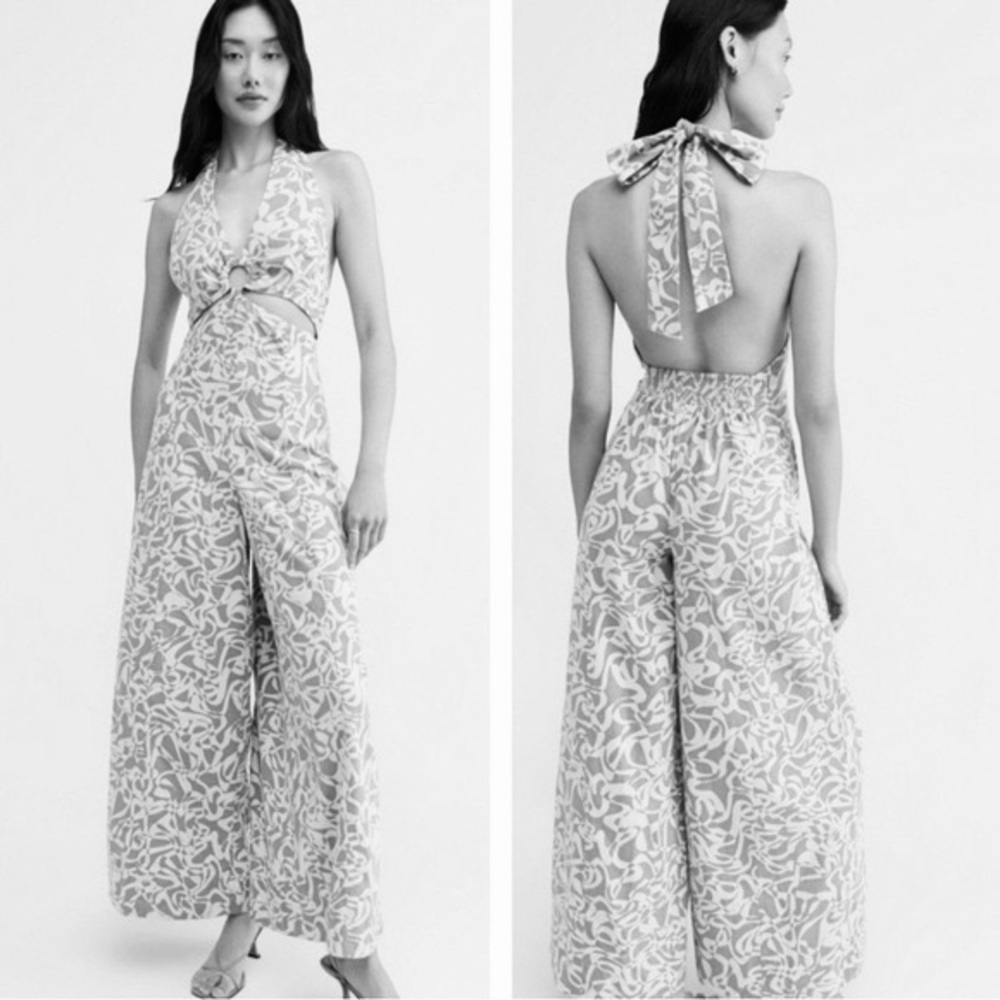 FREE PEOPLE Kira Jumpsuit Cherry Combo Size XS - Picture 2 of 8